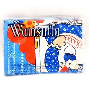 NOS Vtg Raggedy Ann Standard Pillowcase Wamsutta 1970s - Sealed